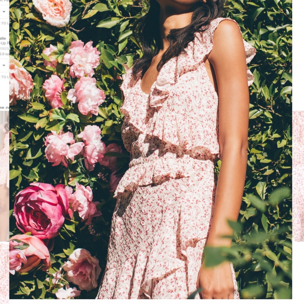 Aria ruffle sleeveless dress